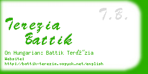 terezia battik business card